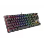 TECLADO GAMING GENESIS THOR 303 TKL CZ/SK ILUMINACIÓN RGB MECÁNICO ROJO NEGRO HOT-SWAP