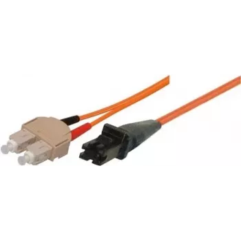 Tecline exertis Connect - Cable de conexión - SC multimodo (M) a MT-RJ multimodo (M) - 7,5 m - fibra óptica - 50/125 micrómetros - OM2 - naranja (75007)