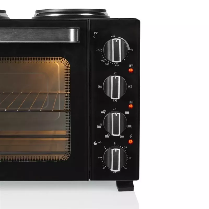 Freidora de aire Tristar con 2 placas de cocción | OV-3670 | 35 L | 3200 W | negra