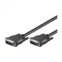Wentronic Goobay cable DVI-D FullHD Dual Link, negro, 2 m - conector macho DVI-D Dual-Link (24+1 pines) > conector macho DVI-D Dual-Link (24+1 pines) (50851)