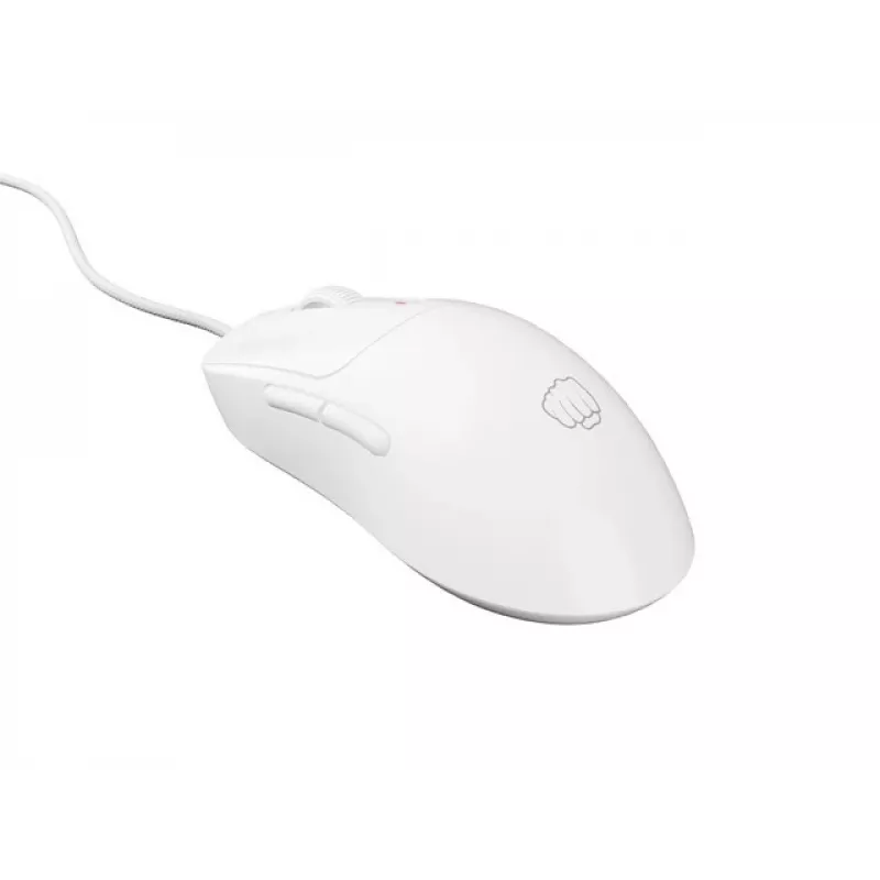 Ratón gaming Fury Tanto T4 — 12000 DPI, RGB, blanco, USB