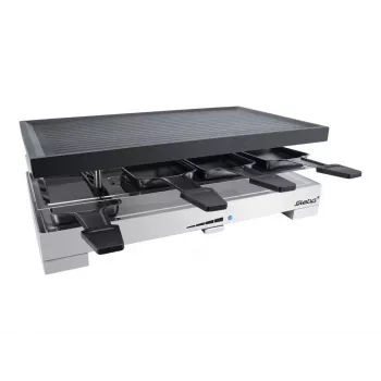 Steba RC 68 - Parrilla raclette - 1,2 kW - Negra/acero inoxidable