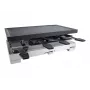 Steba RC 68 - Parrilla raclette - 1,2 kW - Negra/acero inoxidable