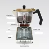 Cafetera moka de aluminio para fogones Maestro MR-1657-3-BEIGE – cafetera espresso de 3 tazas, beige