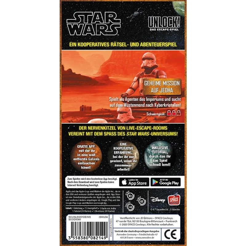 Unlock - Misión secreta a Jedha, juego de fiesta