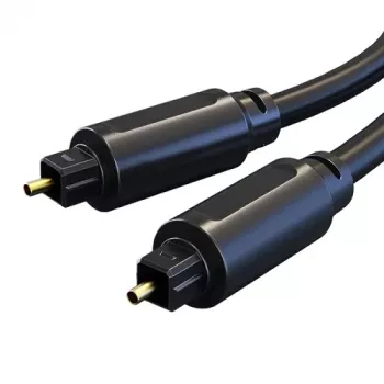Cable de audio óptico CABLETIME CA914630, audio digital Toslink‑Toslink, 2 m de longitud