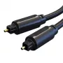 Cable de audio óptico CABLETIME CA914630, audio digital Toslink‑Toslink, 2 m de longitud