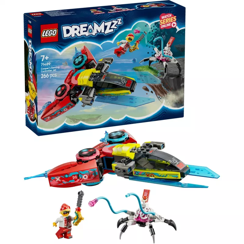 Lego 71489 DREAMZzz Mando de videojuego volador de Cooper, juguete de construcción