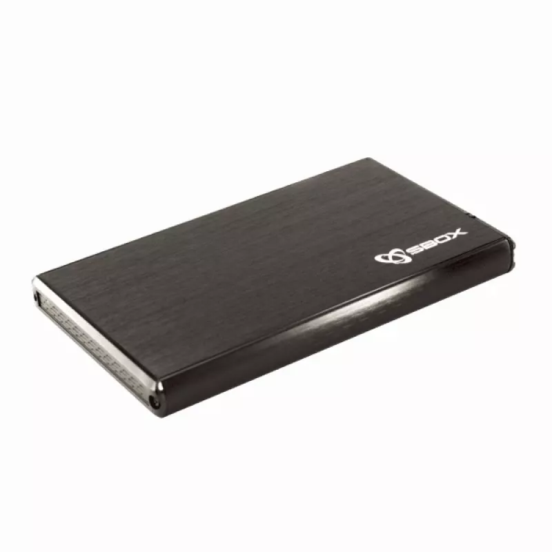 Carcasa externa para HDD Sbox HDC-2562B 2,5 pulgadas Blackberry negro