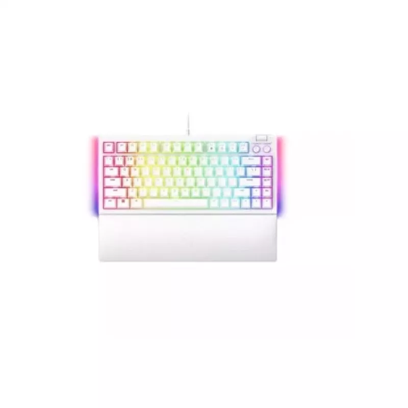 Teclado gaming mecánico Razer BlackWidow V4 75% USB QWERTY inglés de EE. UU. blanco