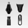 Set de afeitado Maestro MR-676 3 en 1 USB recargable diseño compacto