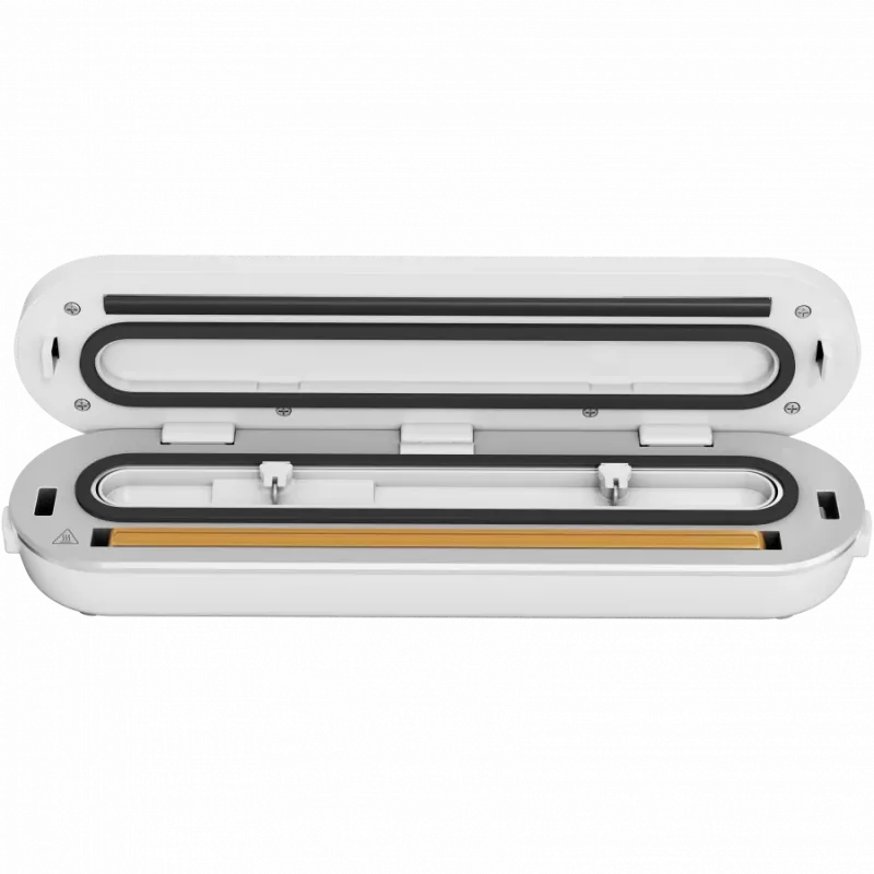 Envasadora al vacío, blanca, pantalla LED, 80 W, -65 kPa (±5 kPa)