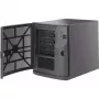 Super Micro Supermicro SC721 TQ-350B - Torre - Mini-ITX 350 W (ATX) - Negro - USB (CSE-721TQ-350B)