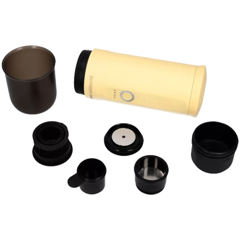 Cafetera espresso BUYDEEM Nano, modelo OTEM-01, color Mellow Yellow