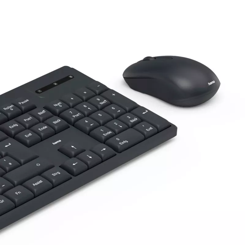 Conjunto de teclado y ratón WKM-100 negro