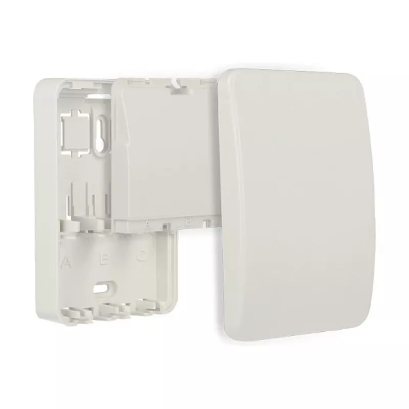 Delock 86262 Caja Keystone de superficie, 3 puertos, blanca (RAL 9010)