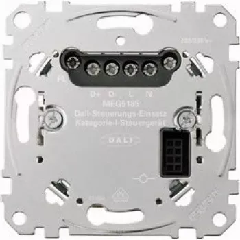 Merten MEG5185-0000. Tipo: control de iluminación, clase de protección: I. Fuente de alimentación: AC, tensión de entrada AC: 220 V, frecuencia de entrada AC: 50/60 Hz (MEG5185-0000)