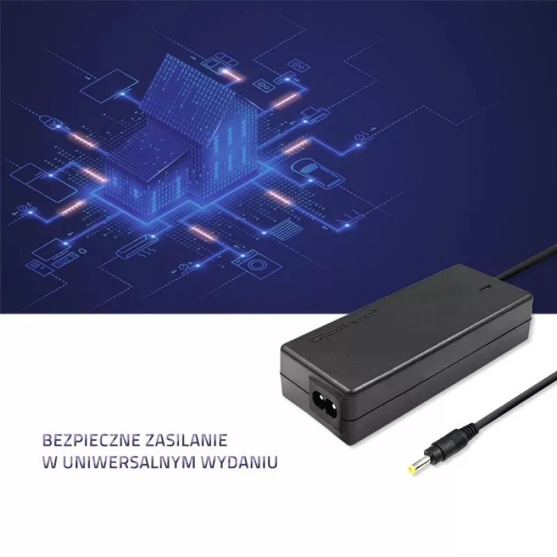 Qoltec 51509 45W fuente de alimentación para Lenovo | 45W | 20V | 2,25A | 4,0*1,7 | +cable de alimentación