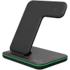 Canyon Base de carga inalámbrica 3en1 QI para Apple 15W negra venta al por menor
