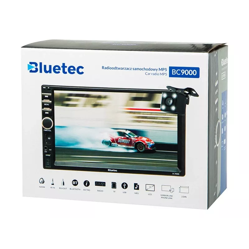 Autorradio BLOW BC9000 2DIN 7 inch RDS USB microSD con pantalla táctil