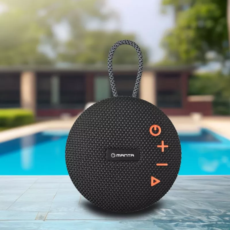 Altavoz portátil Manta SPK02GO, Negro