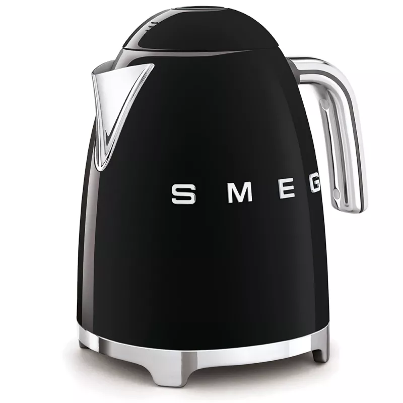 Hervidor de agua Smeg KLF03BLEU acero inoxidable plástico 2400 W negro 1,7 L