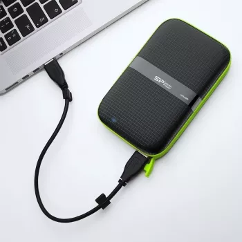 SILICON POWER Armor A60 - disco duro - 4TB - externo (portátil) - 2.5 (6,4 cm) - USB3.0 - negro (SP040TBPHDA60S3K)