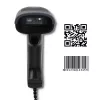 Lector de códigos de barras de mano QOLTEC 50863 — escáner 1D/2D, USB con cable, sensor LED, negro, 5V, cable de 1,8 m