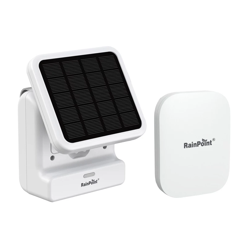 Kit de bomba de agua solar inteligente RainPoint HTP115FR con gateway HWG023WBRF y app para riego de jardín