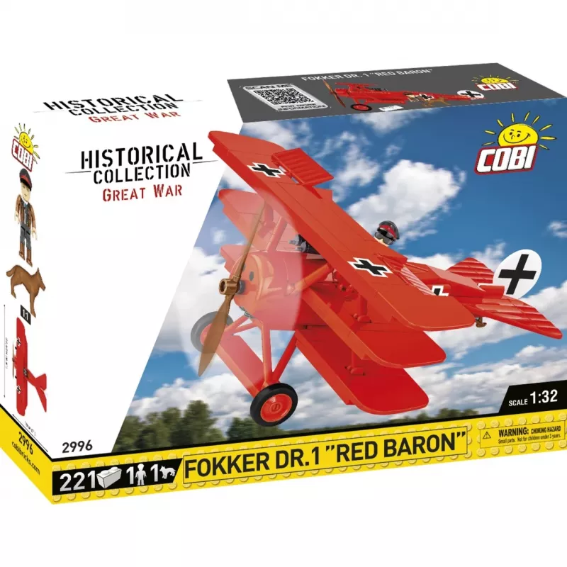 Blocks Fokker DR.1 Red Baron 221 piezas