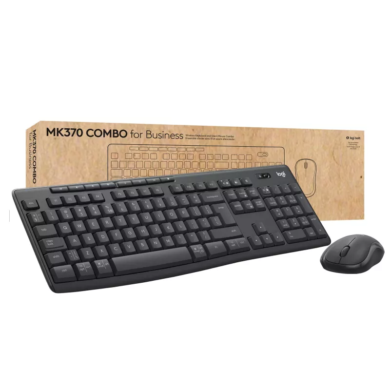 Logitech MK370 Combo for Business - Conjunto teclado y ratón