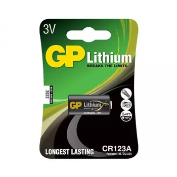 Pila desechable GP Batteries litio CR123A
