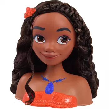 Disney Princess - Vaiana cabeza de estilismo, cabeza de maquillaje y peinado
