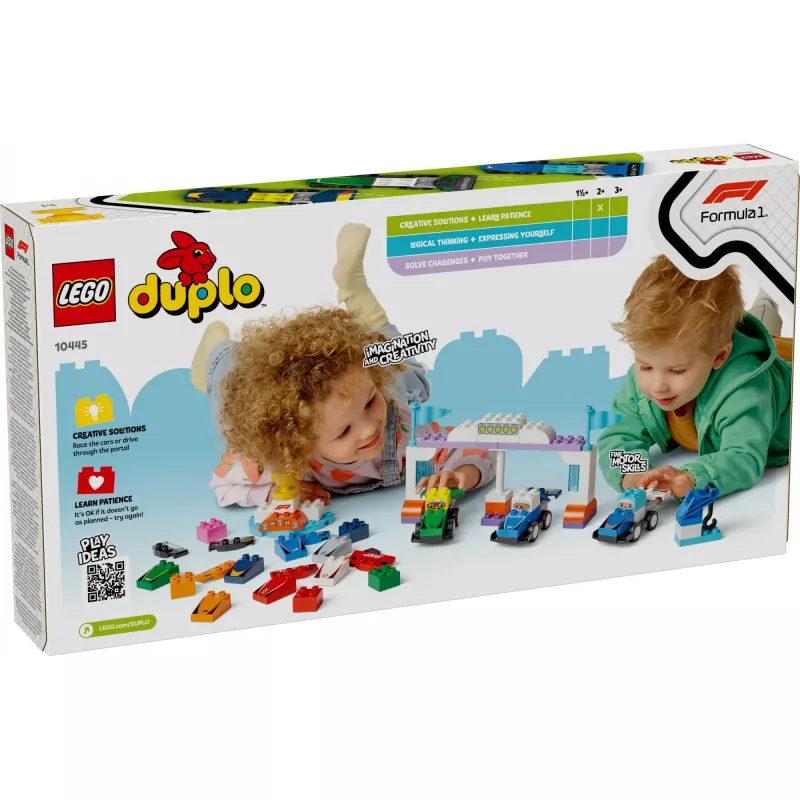 LEGO DUPLO 10445 Coche de carreras y piloto del equipo F1