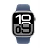 Watch Series 10 GPS 42 mm Caja de aluminio plata con correa Sport Denim – S/M