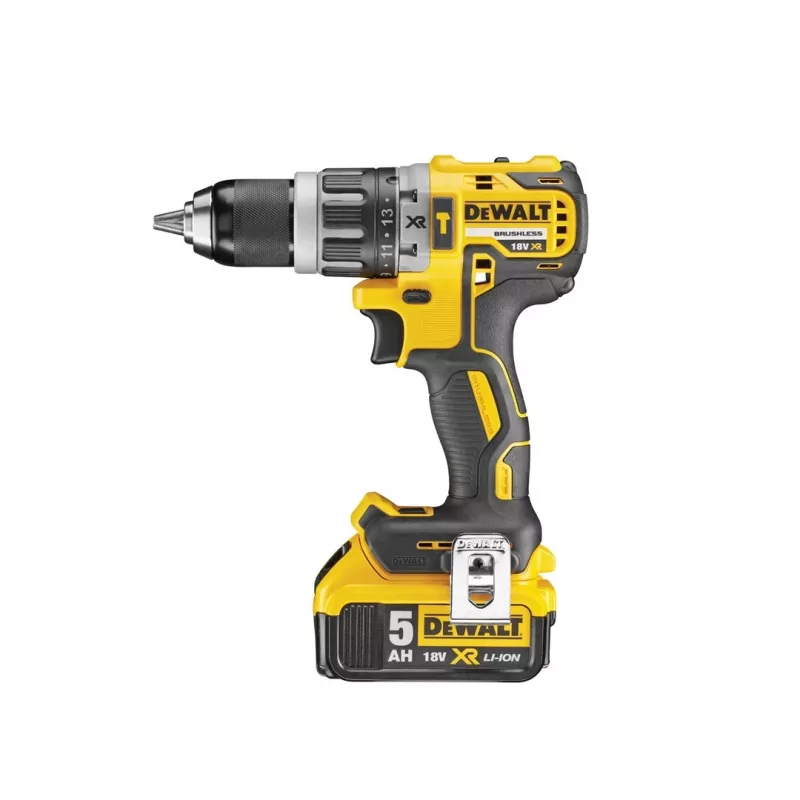 Atornillador a batería DeWALT DCD796P2 18V Li-Ion 5Ah Portabrocas de cambio rápido 13 mm, 2 velocidades, 1,8 kg