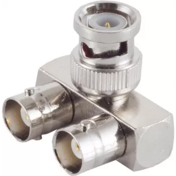 ShiverPeaks 98820-1 Adaptador BNC, 1 conector BNC a 2 tomas BNC