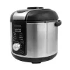 Olla arrocera GASTROBACK Rice Control Low Carb & Steam, 3 L, 450 W, negra/acero inoxidable