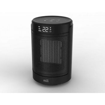 Calefactor cerámico Mill FH1500 negro 1500 W para estancias de hasta 22 m², negro