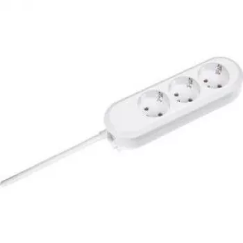 Alargador de corriente Bachmann SMARTLINE 3 m 3 salidas AC interior negro