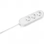 Alargador de corriente Bachmann SMARTLINE 3 m 3 salidas AC interior negro