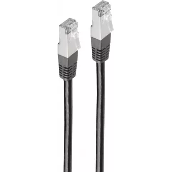 Cable de red ShiverPeaks BS75711-HS negro 1 m Cat6 S/FTP