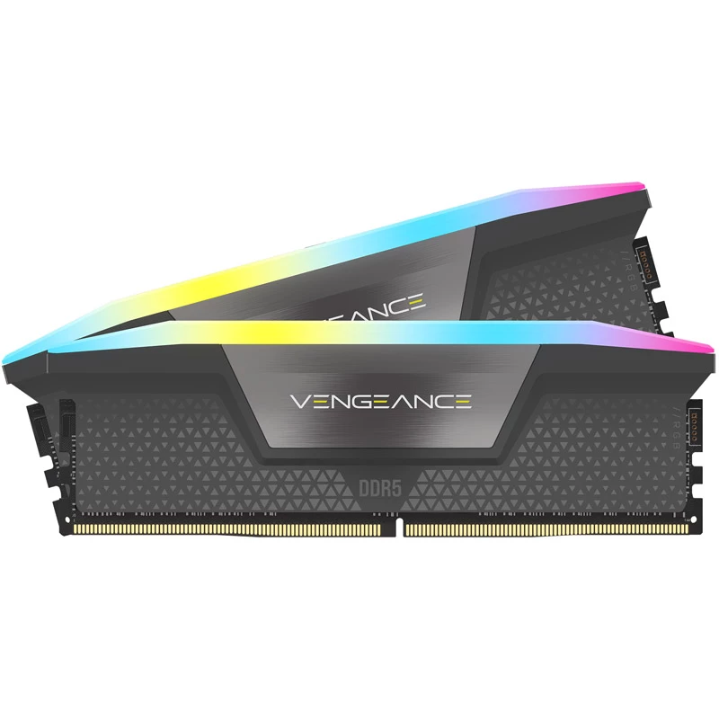 DIMM 64 GB DDR5-5600 (2x 32 GB) Dual-Kit, memoria RAM negra, CMH64GX5M2B5600Z40K, Vengeance RGB, INTEL XMP, AMD EXPO