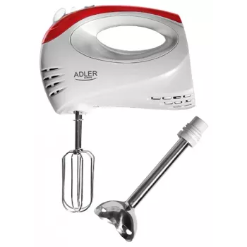 Batidora de mano Adler AD 4212 rojo, blanco