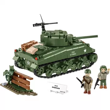 Piezas de construcción M4A1 Sherman 663 piezas