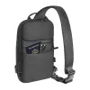 Bandolera Tomtoc Navigator-T24 S — negra, compacta para el día a día