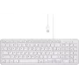 Perixx PERIBOARD-213 DE W teclado USB alemán, QWERTZ blanco (11960)