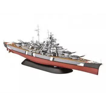 Maqueta de barco de guerra Revell Bismarck 1:700