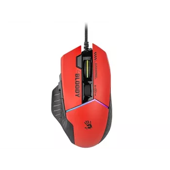 Ratón gaming A4Tech Bloody W95Max – diestro, con cable USB, 12000 DPI, 1 ms, 250 ips, 50 M de clics, 146 g