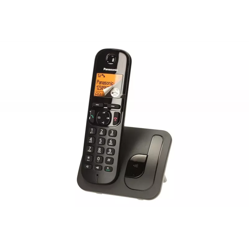 Panasonic KX-TGC 210 PDB Teléfono DECT Negro con identificación de llamadas